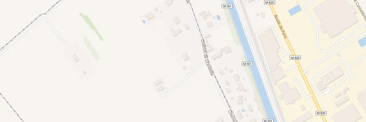 Plan du 7 Che de Grandelle à Lespinasse