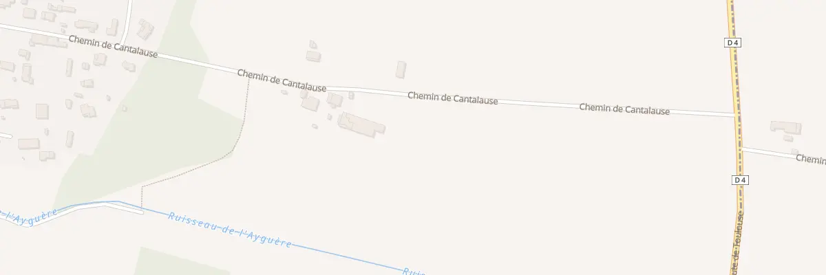 Plan du 870 Che de Cantalause à Eaunes