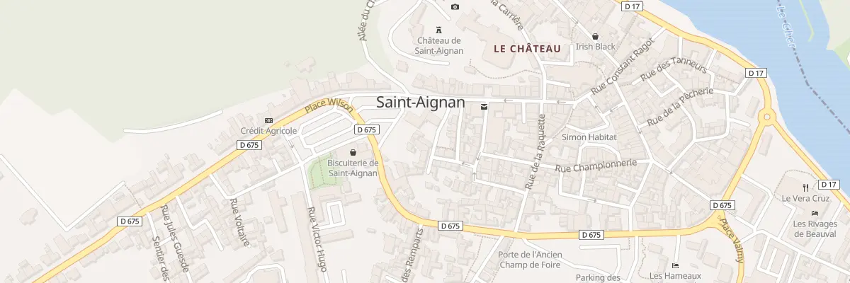 Plan du 2 Rue de l’Ancien Collège à Saint-Aignan