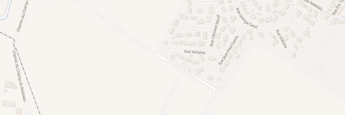 Plan du 11 Rue Verlaine à Roquettes