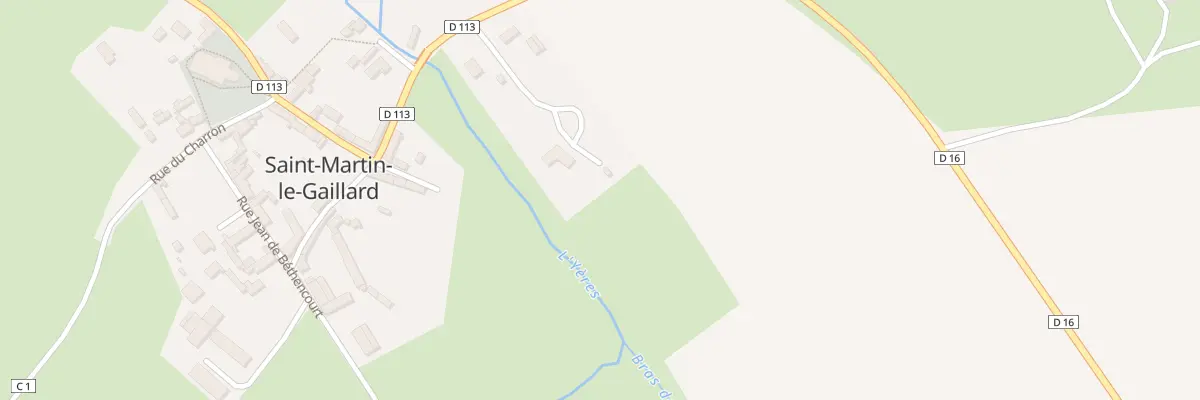 Plan du 9 Rue du pont de l’Yères à Saint-Martin-le-Gaillard