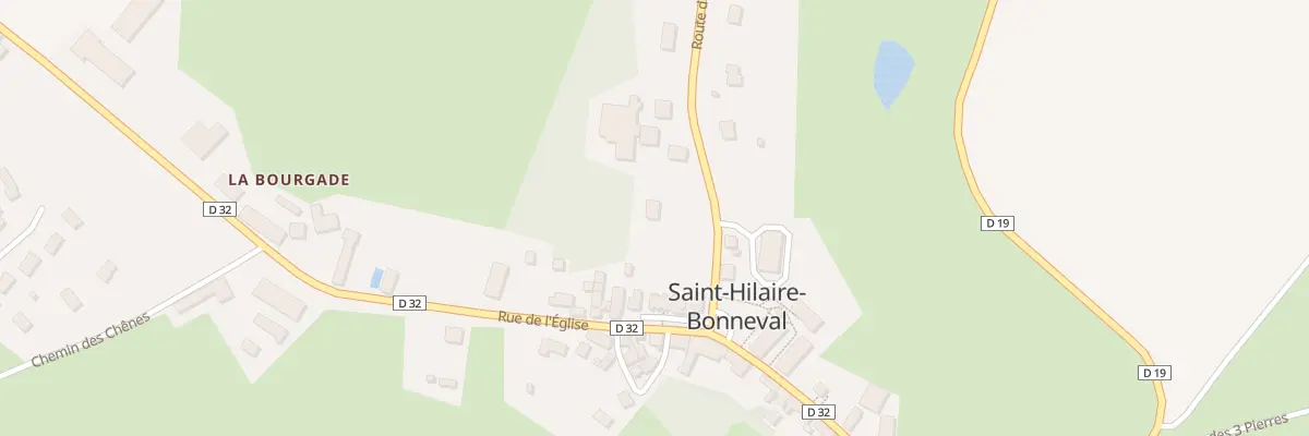 Plan du 5038A Le Bourg à Saint-Hilaire-Bonneval