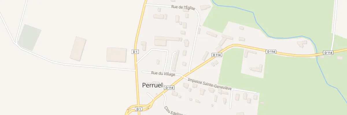 Plan du 38 Rue du Village à Perruel