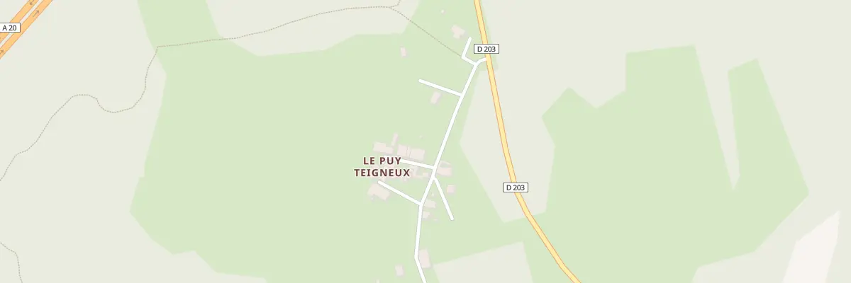 Plan du 5423 Le Puy Teigneux à Bessines-sur-Gartempe