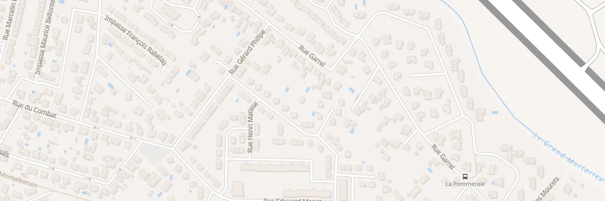 Plan du 630 Rue Garrel à Montauban