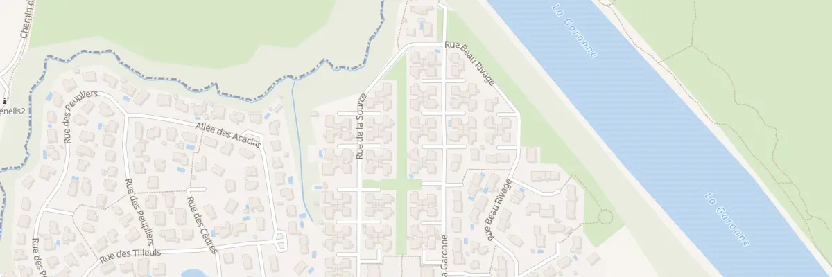 Plan du 27 Rue de la Garonne à Beauzelle