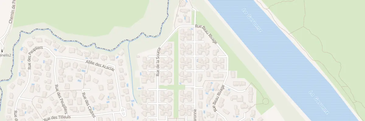 Plan du 29 Rue de la Garonne à Beauzelle