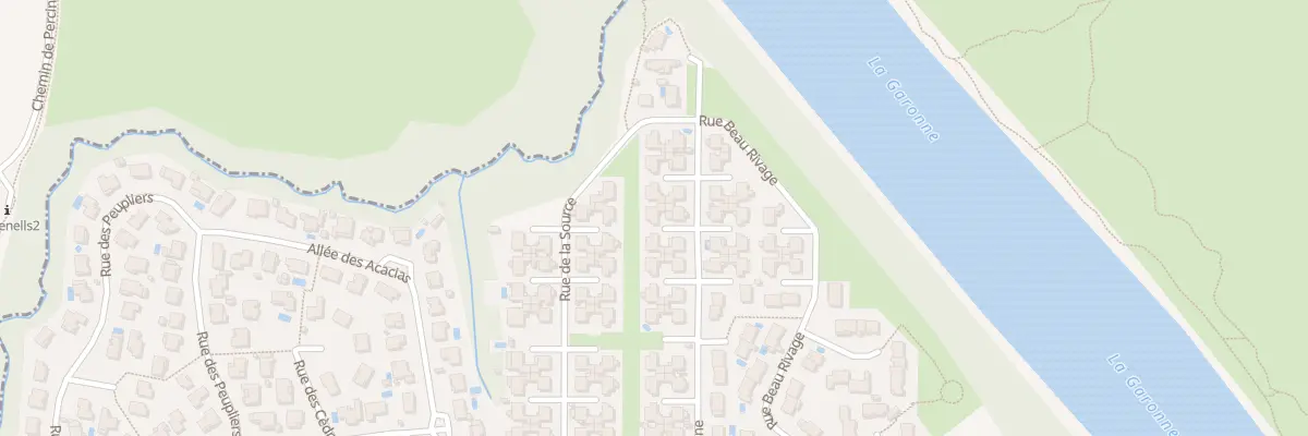 Plan du 35 Rue de la Garonne à Beauzelle