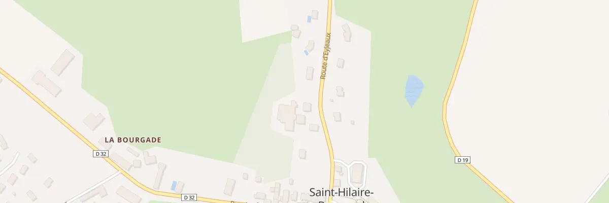 Plan du 5001 Le Bourg à Saint-Hilaire-Bonneval