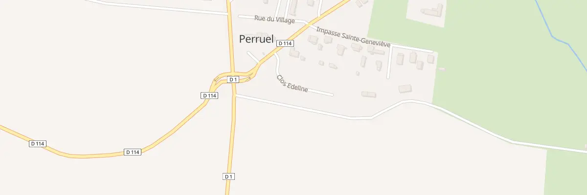 Plan du 90 Le Village à Perruel