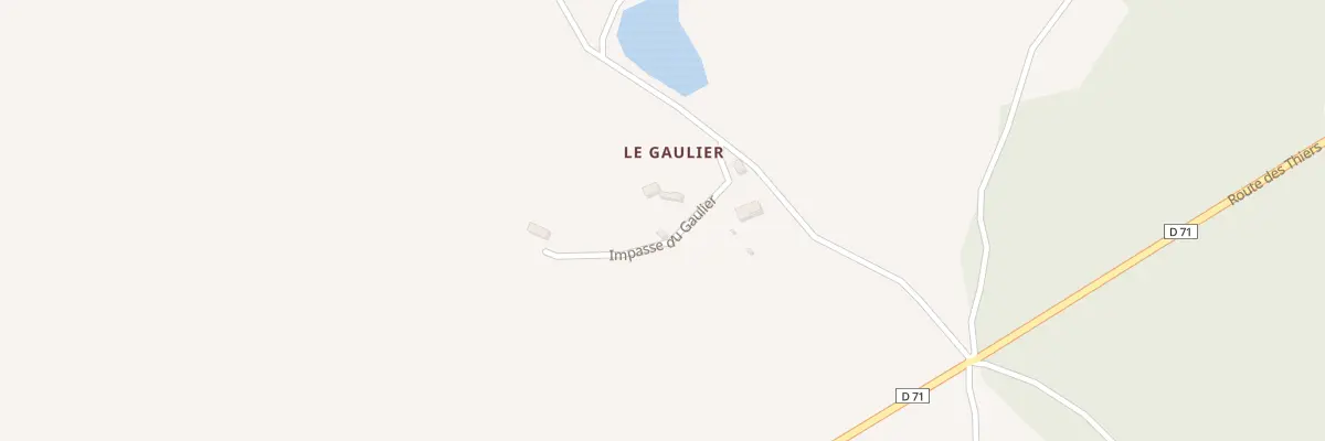 Plan du 72 Imp du Gaulier à Meuzac