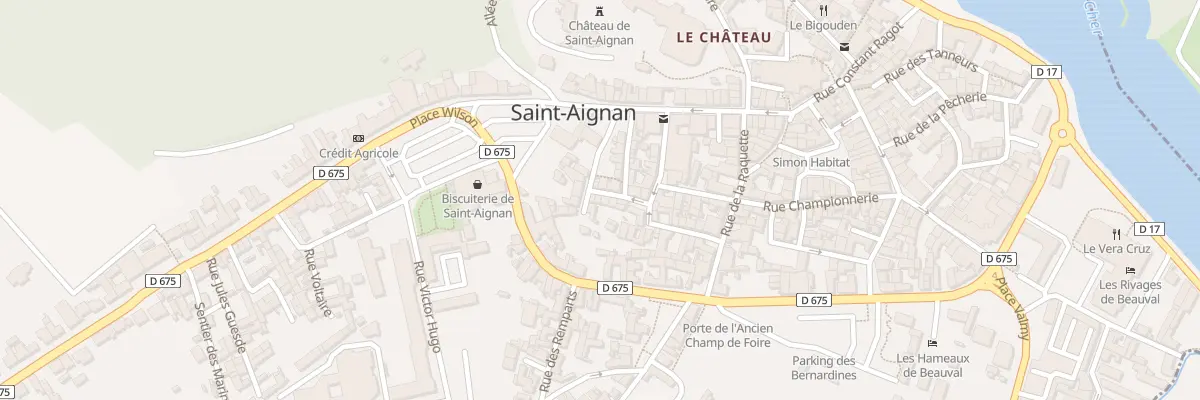 Plan du 13 Pl Carroir de France à Saint-Aignan