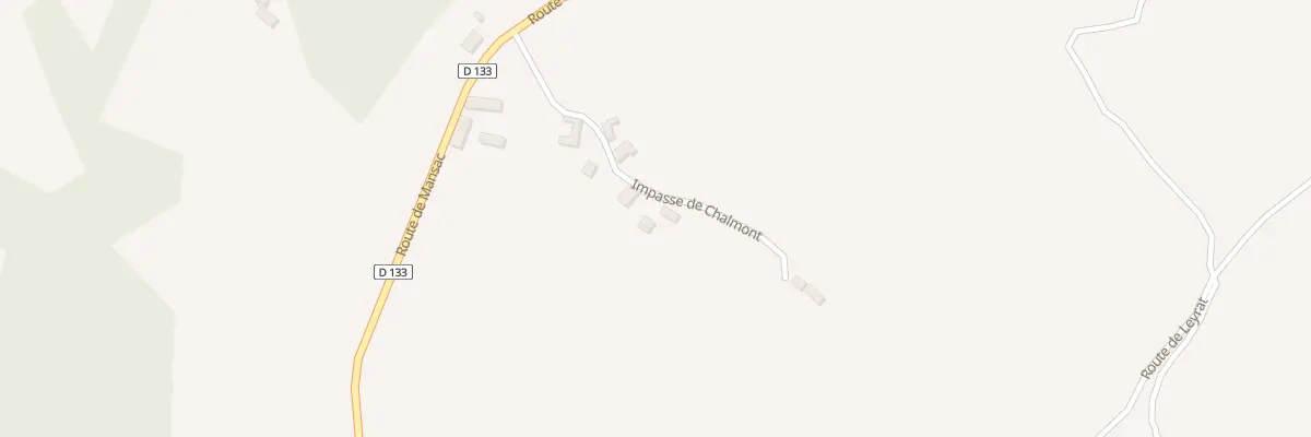 Plan du 5089 A Chalmont à Mansac