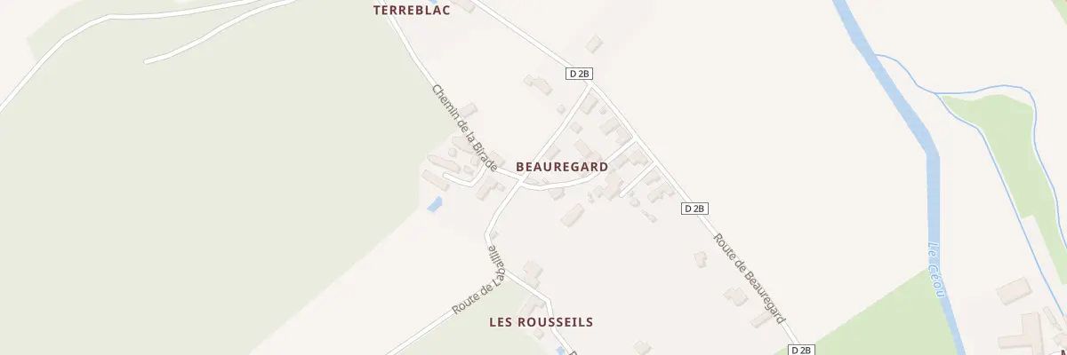 Plan du 120 Rue de la Soif à Concorès