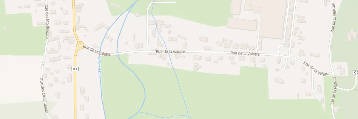 Plan du 8 Rue de la Valette à Perriers-sur-Andelle