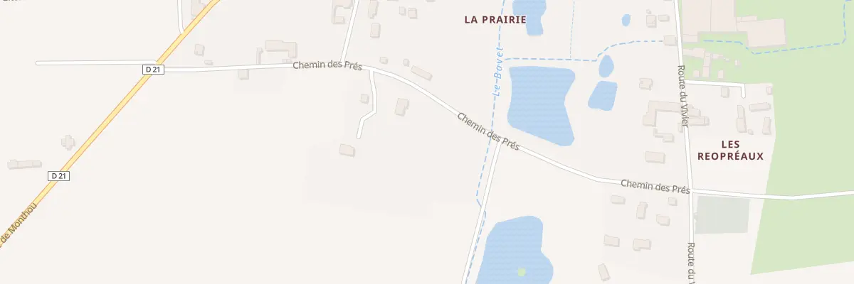 Plan du 24 Chem des Près à Oisly