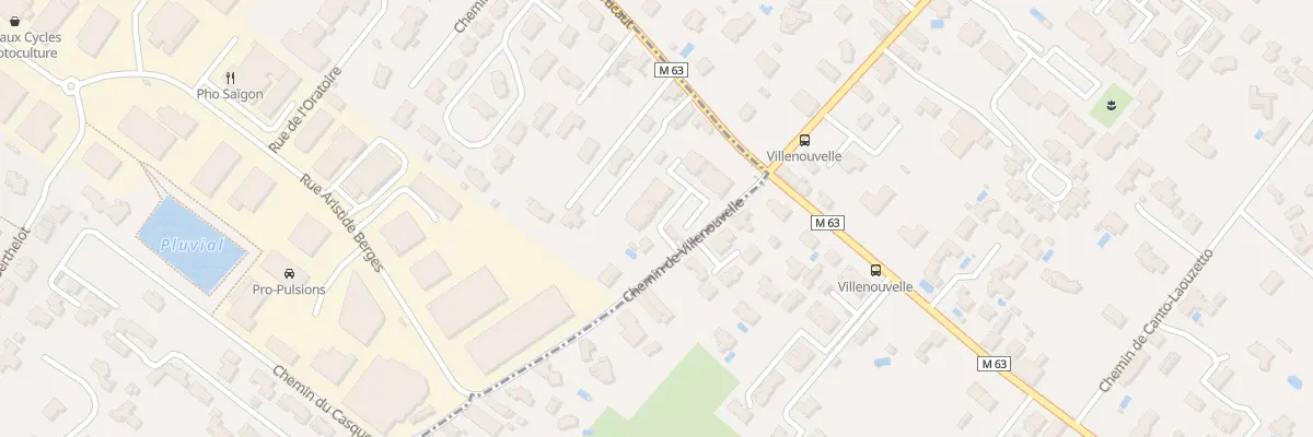 Plan du 1 Che de Villenouvelle à Cugnaux