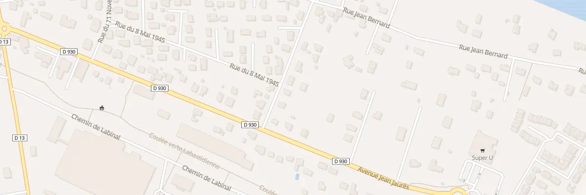 Plan du 171 Rue Georges Clémenceau à Labastide-Saint-Pierre