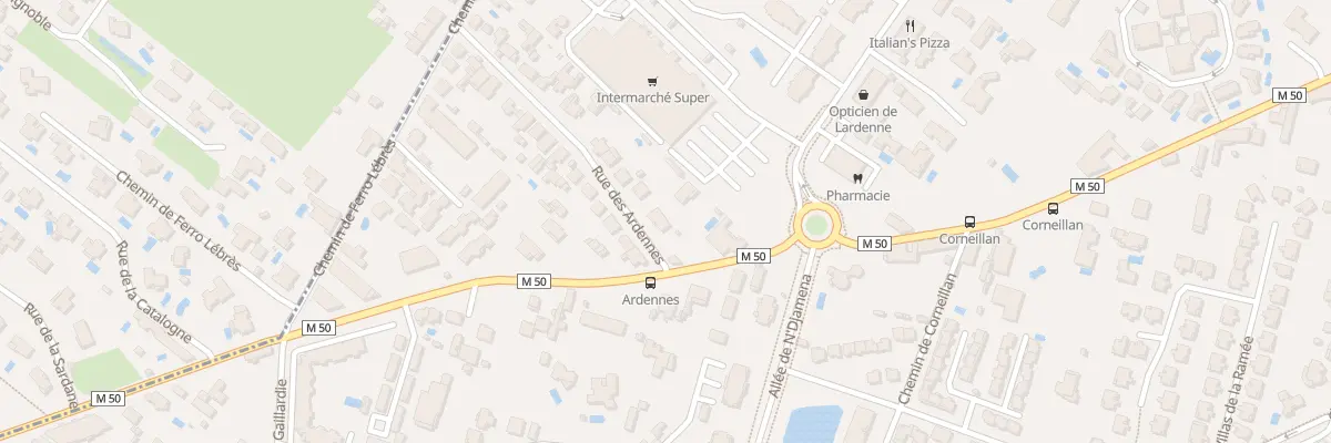 Plan du 2 Rue des Ardennes à Toulouse