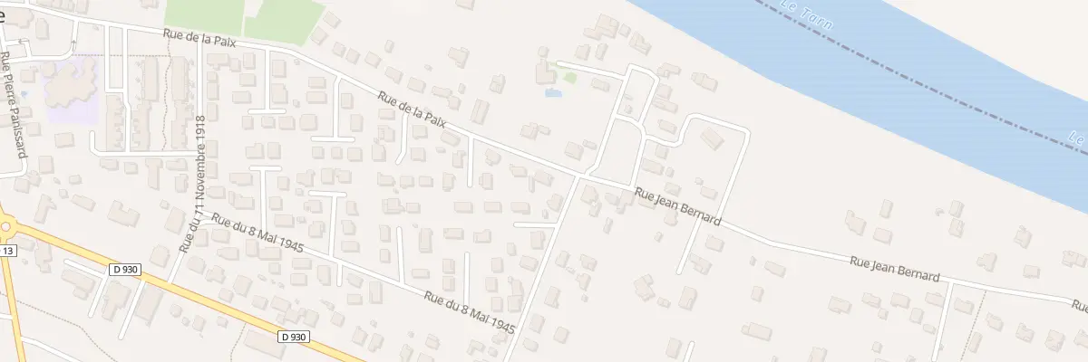 Plan du 516 Rue de la Paix à Labastide-Saint-Pierre
