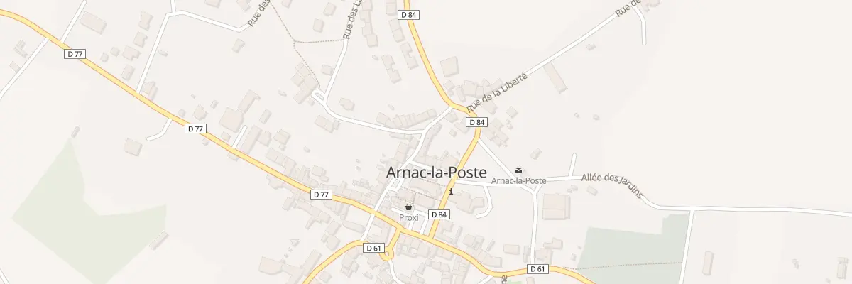 Plan du 4 Rue des Fontaines à Arnac-la-Poste