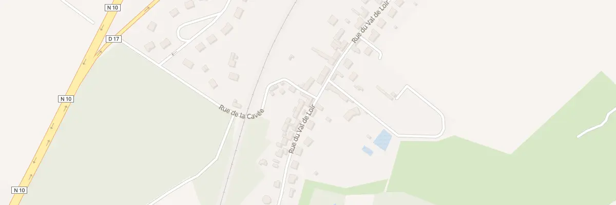 Plan du 72 Rue du Val de Loir à Bonneval