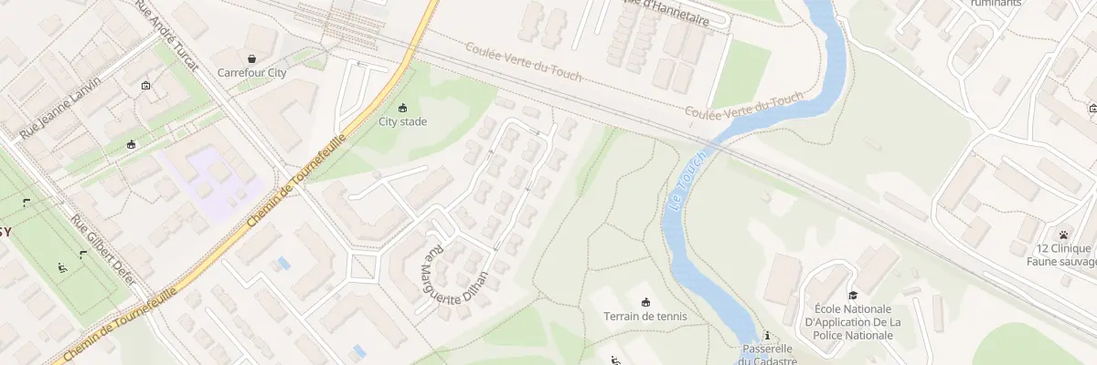 Plan du 27 Rue Germaine Richier à Toulouse