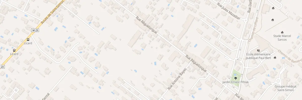 Plan du 87 Rue Reguelongue à Toulouse