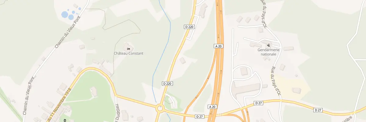 Plan du 5392 Av de la Gartempe à Bessines-sur-Gartempe