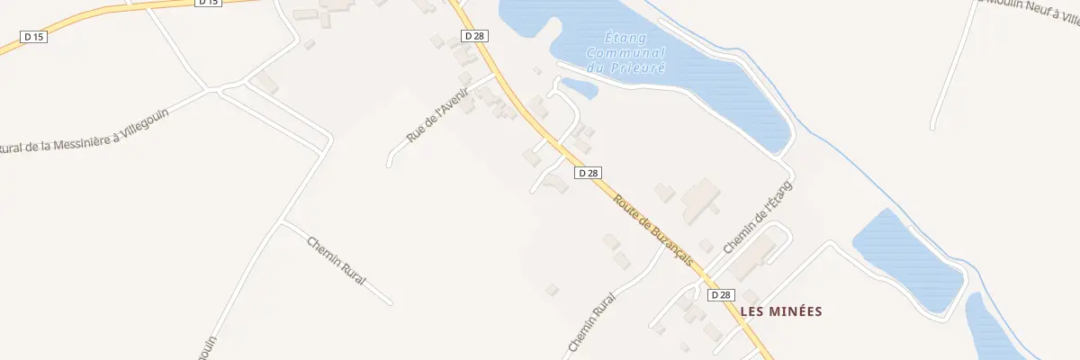 Plan du 22 Rte du Buzancais à Villegouin