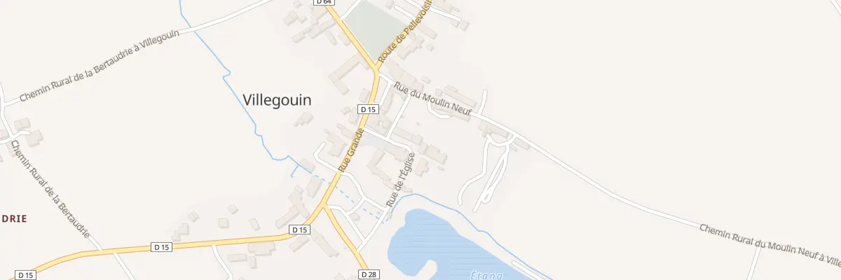 Plan du 5046 Le Bourg à Villegouin