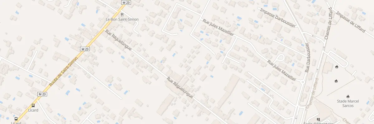 Plan du 98 Rue Reguelongue à Toulouse