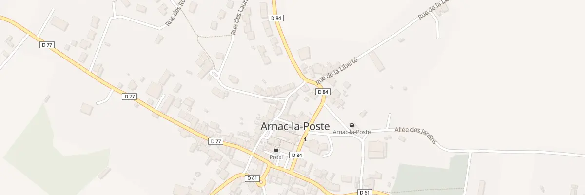 Plan du 6 Rue des Fontaines à Arnac-la-Poste