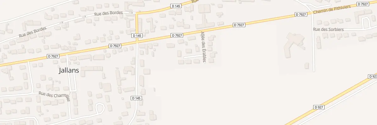 Plan du 9 All des Erables à Jallans