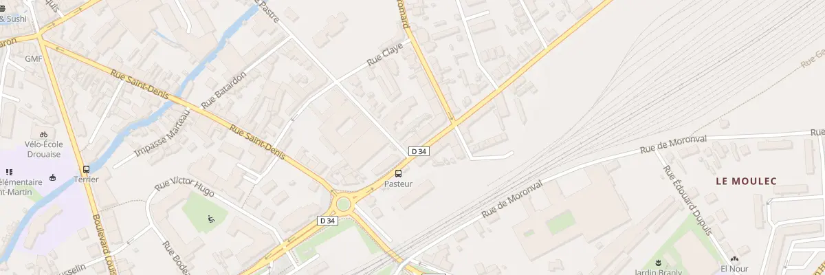 Plan du 3 Bd Pasteur à Dreux