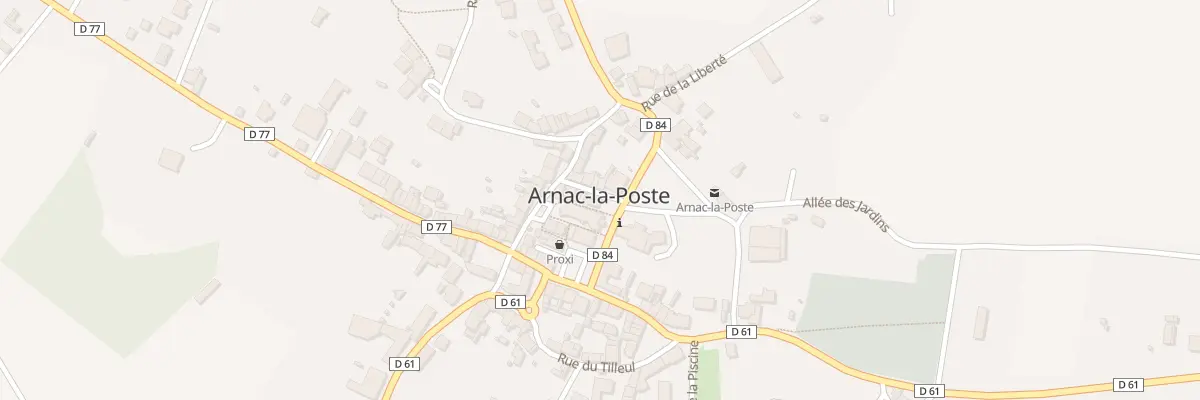 Plan du 1 Rue le Transloy à Arnac-la-Poste