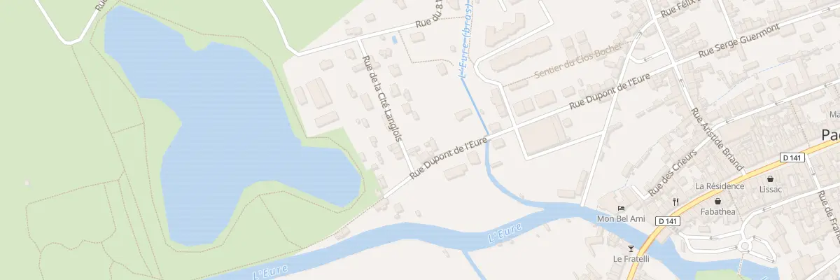 Plan du 18 Rue Dupont de l’Eure à Pacy-sur-Eure