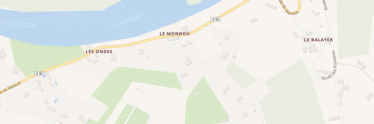 Plan du 1192 Rte de Mareuil à Saint-Julien-de-Lampon