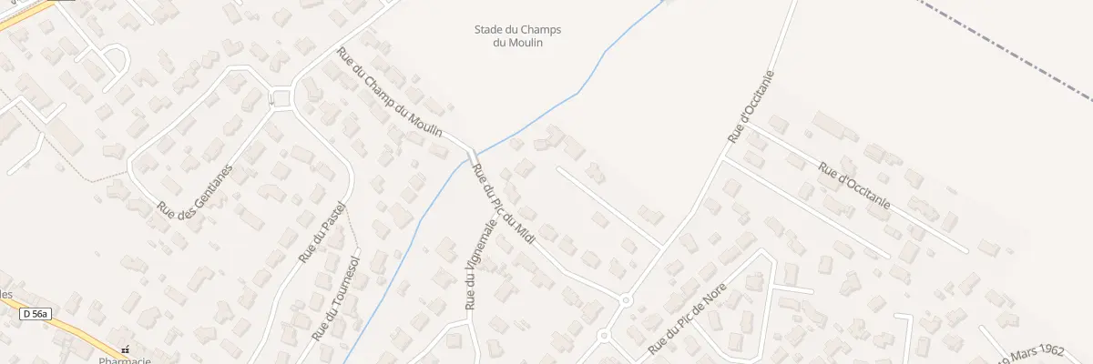 Plan du 21C Rue d’Occitanie à Roquettes
