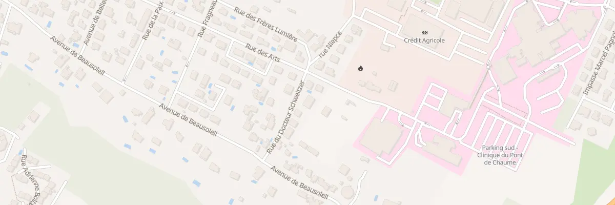 Plan du 10 Rue du Docteur Schweitzer à Montauban