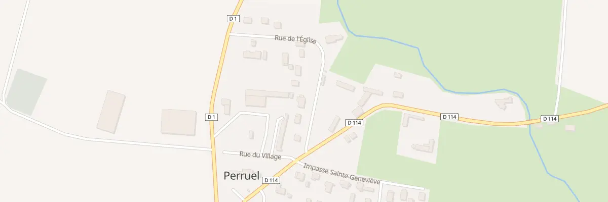 Plan du 226 Rue de l’Eglise à Perruel