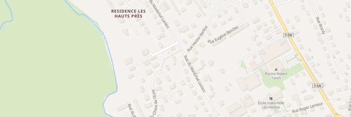 Plan du 21 Rue du Mal Leclerc à Pacy-sur-Eure