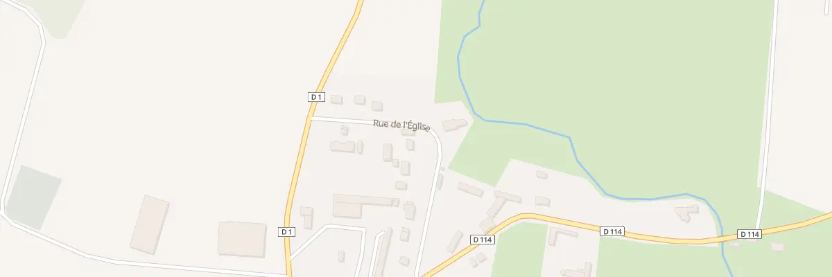 Plan du 130 Rue de l’Eglise à Perruel