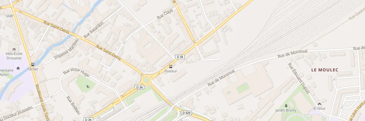 Plan du 4 Bd Pasteur à Dreux