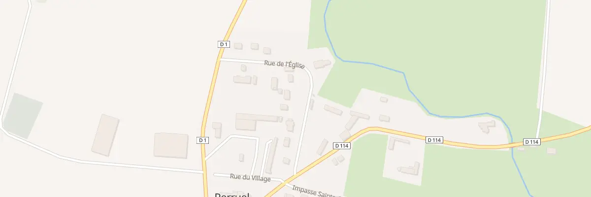 Plan du 166 Rue de l’Eglise à Perruel