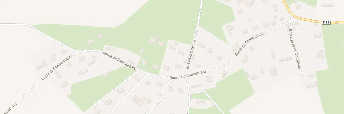 Plan du 336B Rte de Saveaumare à Mathonville