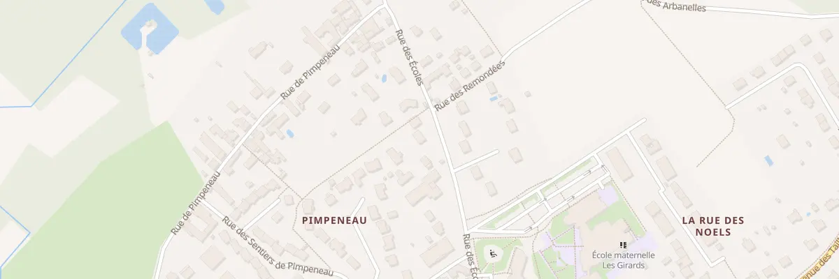 Plan du 23 Rue des Écoles à Vineuil