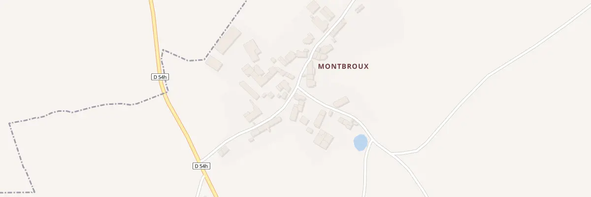 Plan du 5174 Montbroux à Roussines