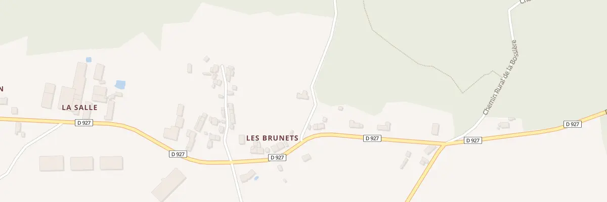 Plan du 10 Les Brunets à Rivarennes