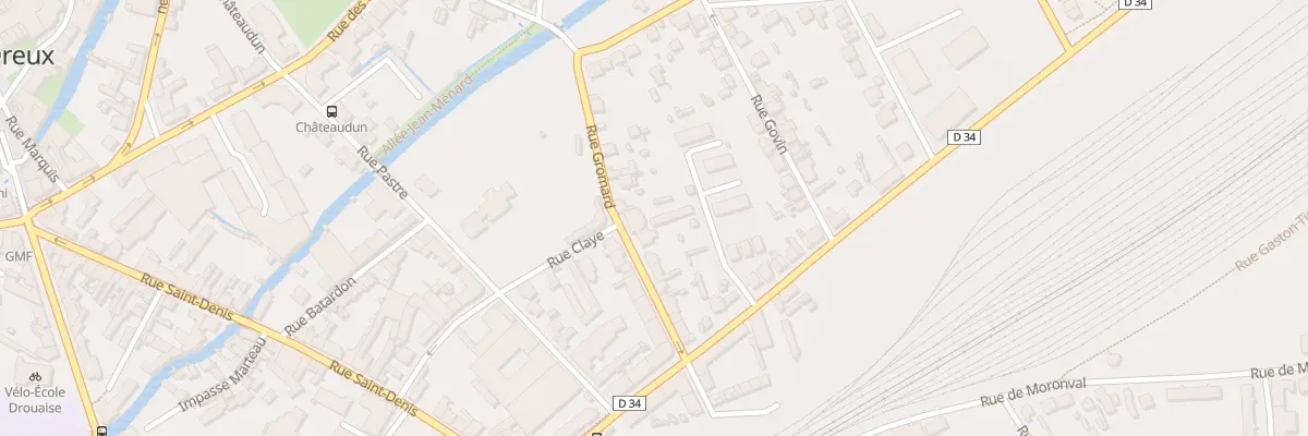 Plan du 21 Rue Gromard à Dreux